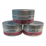 3 Gel Helen Color Linha Silver Uv Led Builder 20g