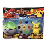 Pikachu Y Pokebola Con Accesorios Pokemon Go Set X 1 