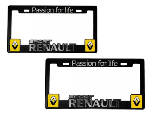 Par Portaplaca Renault Sport