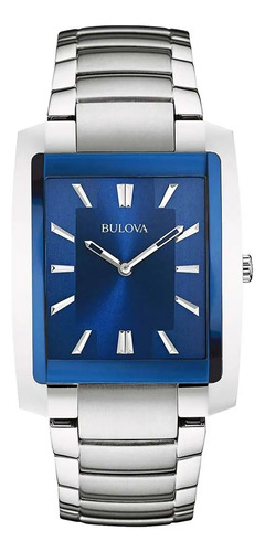 Reloj Bulova Classic Acero Hombre 96a169 Azul