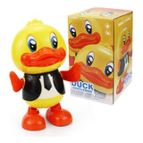 Pato Duck Musical Com Gravata Dançarino Brilha No Escuro