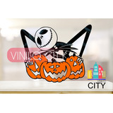 Vinil Decorativo Para Puertas O Ventanas Halloween Jack S3