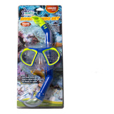 Mascara Snorkel Swimfit Jr Azul Francia Niño