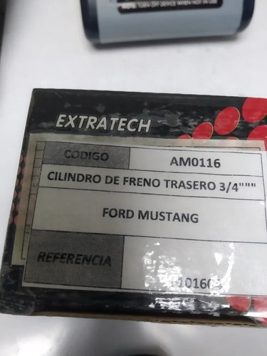 Cilindro Frenos Ford Mustang 2.3 04/05 3/4 Foto 3