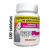 Auss Pluss Aves & Ivermectina& 100 Tab & Desparacitante 