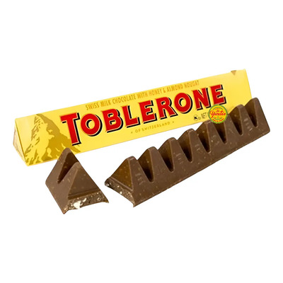 Toblerone Chocolate Suizo Con Miel Y Almendras De 100g | MercadoLibre
