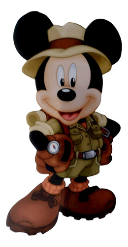 Mickey Mouse Y Pluto Duo Figuras Decoración Coroplast 80 Cm