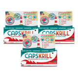 Capskrill Omega 3 Aceite De Krill X 40 Caps Combo X 3 Unid.