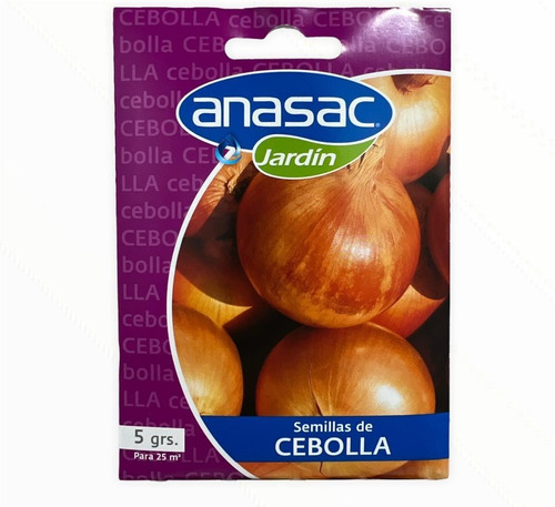 Semillas De Cebolla 5 Gr Anasac