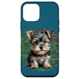 Funda Para iPhone 12 Mini Yorkshire Terrier Plastico-02