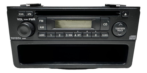 Radio Cd Player Original Toyota Corolla 0860000983