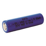 Bateria Recarregável Li-ion Sem Top 14500 3,7v 850mah Rontek