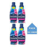 Pack X4 Suavizante Concentrado Downy 450 Ml Brisa Intenso