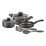 Batería Set Cocina Tramontina Starflon + Utensilios 7 Pz