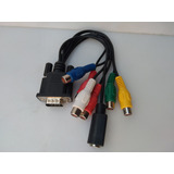 Cable  Vga A Rca Para Tv Casi Nuevo