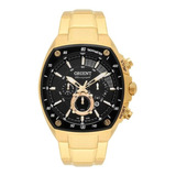 Relógio Orient Dourado Masculino Mgssc021a P1kx