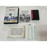 Master System : American Baseball Tectoy Completo Poster Man
