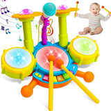 Set De Batería Niños Pequeños 13 Juguetes Musicales ...