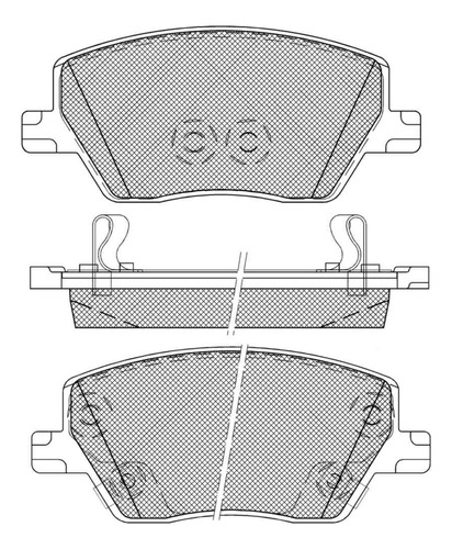 Pastillas Freno Para Fiat Tipo 1.3d - 1.4 - 1.6 2015/ Del Foto 2