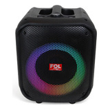 Bocina Portátil Fol Pro Fsl1206 50w Bluetooth Usb 6.5 Color Negro