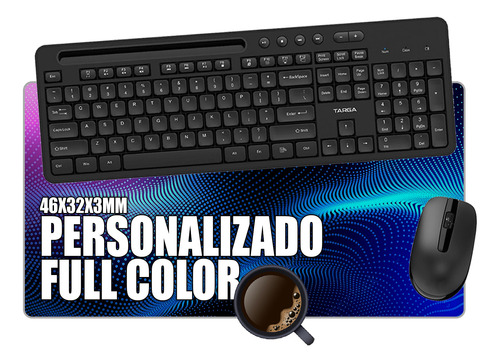 Mouse Pad Gamer Office Antideslizante 46x32 Full Color X5