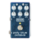 Pedal Octavador Mxr M-306 M306 Poly Blue Octave