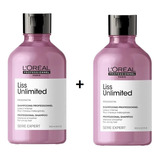 Duo Shampoo Loreal Liss Unlimit - mL a $64