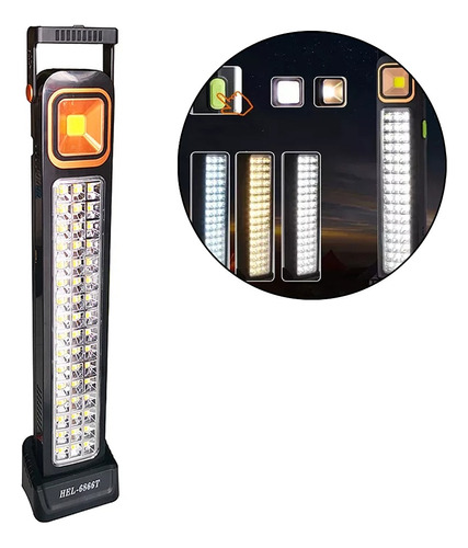 Lampara Luz Emergencia Recargable 48 Led Solar Foco Usb 