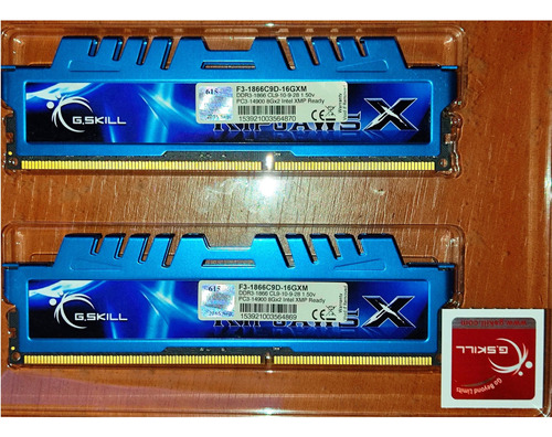 Memória Ddr3-1866 - 8x16 Gb - Pc3-14900 - G-skill Ripjaws X