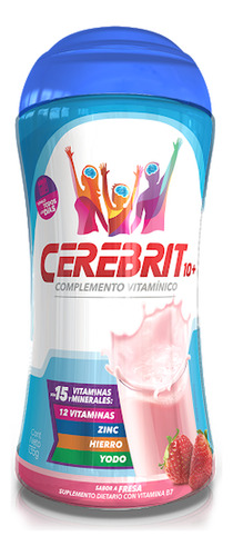 Cerebrit Complemento Vitamínico Fresa Frasco X 135 Gr