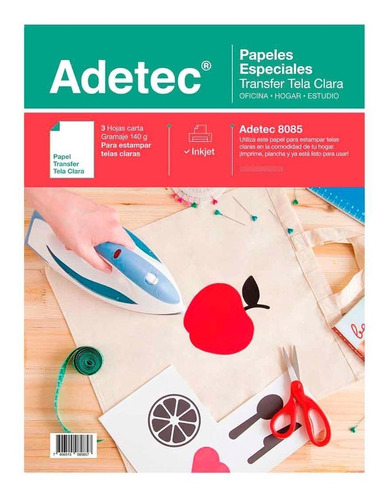 Papel Estampado Telas Claras Adetec