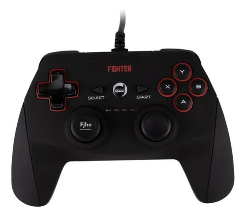 Manete Controle Dazz Fighter Para Pc Gamer Double Shock