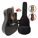 Guitarra Electroacustica Cuerdas Acero Eq 2 Ban Funda + Puas