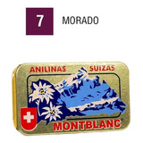 Pack 3 Anilinas Montblanc® Cajita Dorada Color 7. Morado Pack 3