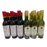 Kit 24 Mine Vinhos Taça 187ml, 12 Espanhol 12 Italiano