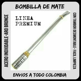 Premium!bombilla De Mate Argentina Acer\inox C\tambor 17 Cms