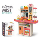 Home Kitchen Cocina Cocinita Infantil Luz, Sonido Y Agua 65 