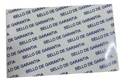 Sello De Garantia 642 Pzas Para Garrafon De Agus