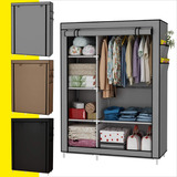 Armario Closet Organizador Para Ropa Metalico Cubierto Tela