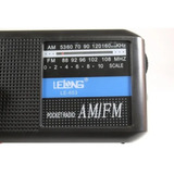 Radio Portatil Fm/am Analógico Antena Retro 