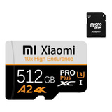 Cartão De Memória Xiaomi 512 Gb + Adaptador Micro Sd A2 4k