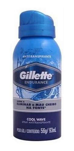 Gillette - Antitranspirante Spray Para Caballero Cool Wave