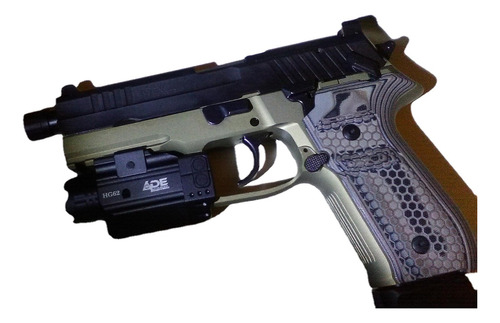 Láser Verde Con Linterna Para Pistola Universal Glock Tactic