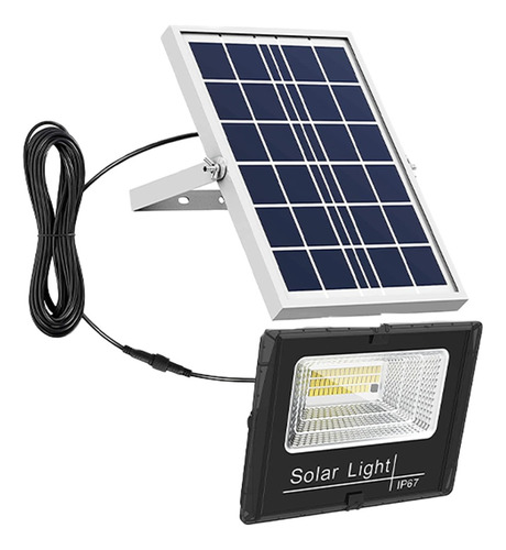 Reflector De Energía Solar Leds Luz Fria 1500w Exteriores