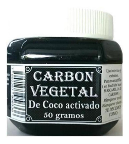 Carbon Activado De Coco 50 G Blanquea Dientes