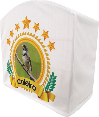 Capa Elástica Para Gaiola De Coleiro - Poliéster - 38cm