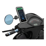 - Soporte Magnético Para Espejo De Moto/scooter, Soporte Par
