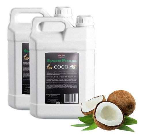 Shampoo + Condicionador Coco Due-liss Galão Profissional 5l