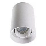 Spot Sobrepor Cilindro Teto Moderno Branco Com Lampada Gu10 110v/220v