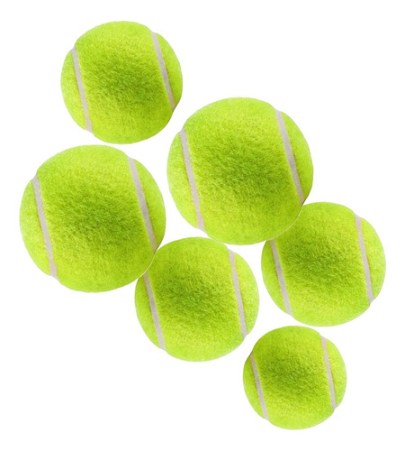 Kit Pelotas Tenis X6 Und Deporte Juego Tennis Raquetas